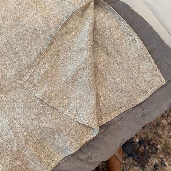 NWT Crown Linen  Spaghetti Strap Midii linen dress size Large - Picture 5 of 5